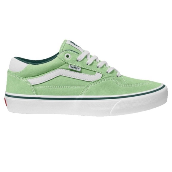 Vans Men's Skate Rowan Green White NeonShoes Size 8 New